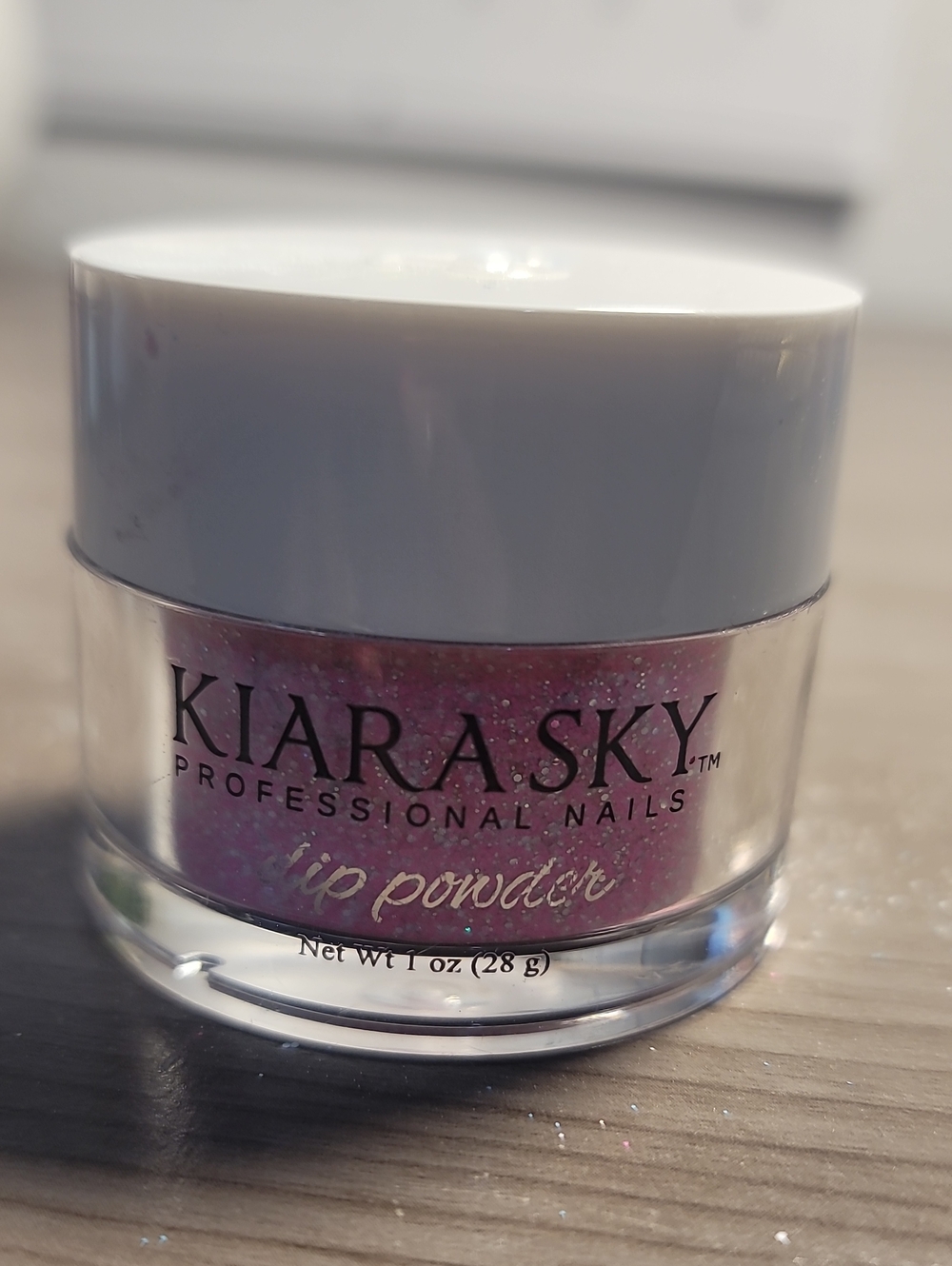 Kiara Sky Pink Glitter Dip Powder - I Pink You Anytime